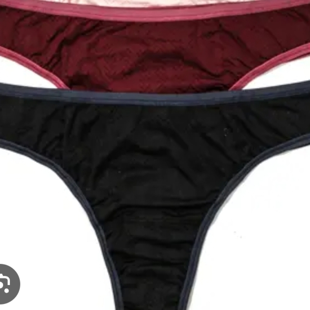Hanky Panky MoveCalm  Assorted 2-Pack Natural Rise Thongs Hanky Panky